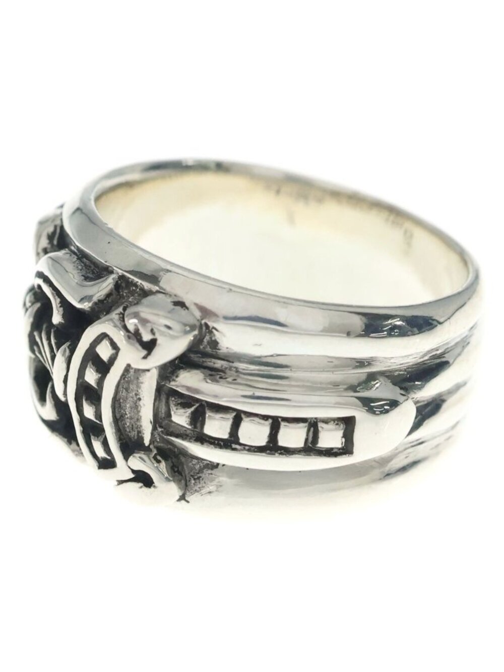 Chrome Hearts Dagger Ring Silver